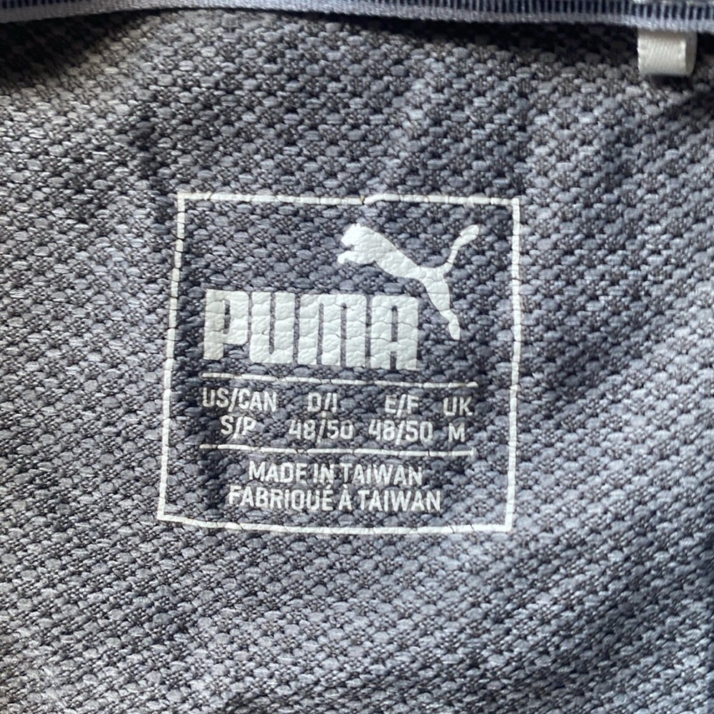 🎁Puma Men's Charcoal Polo Shirt - Picture 2 of 3